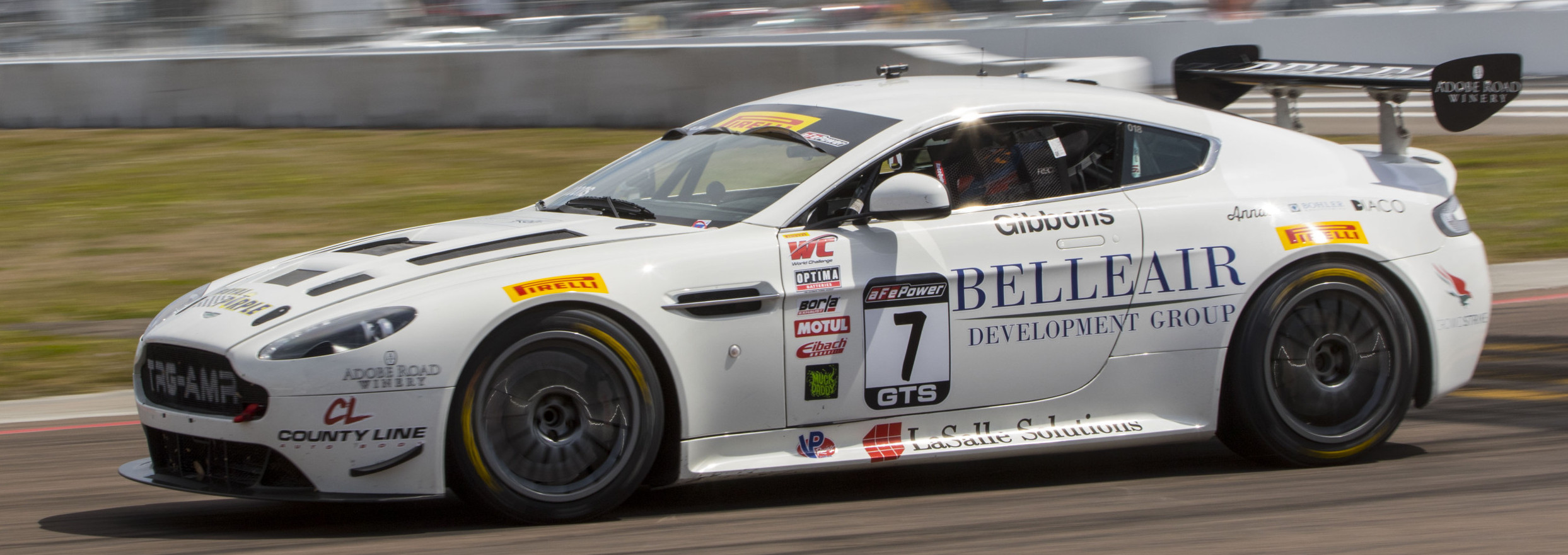 Race Car on Track