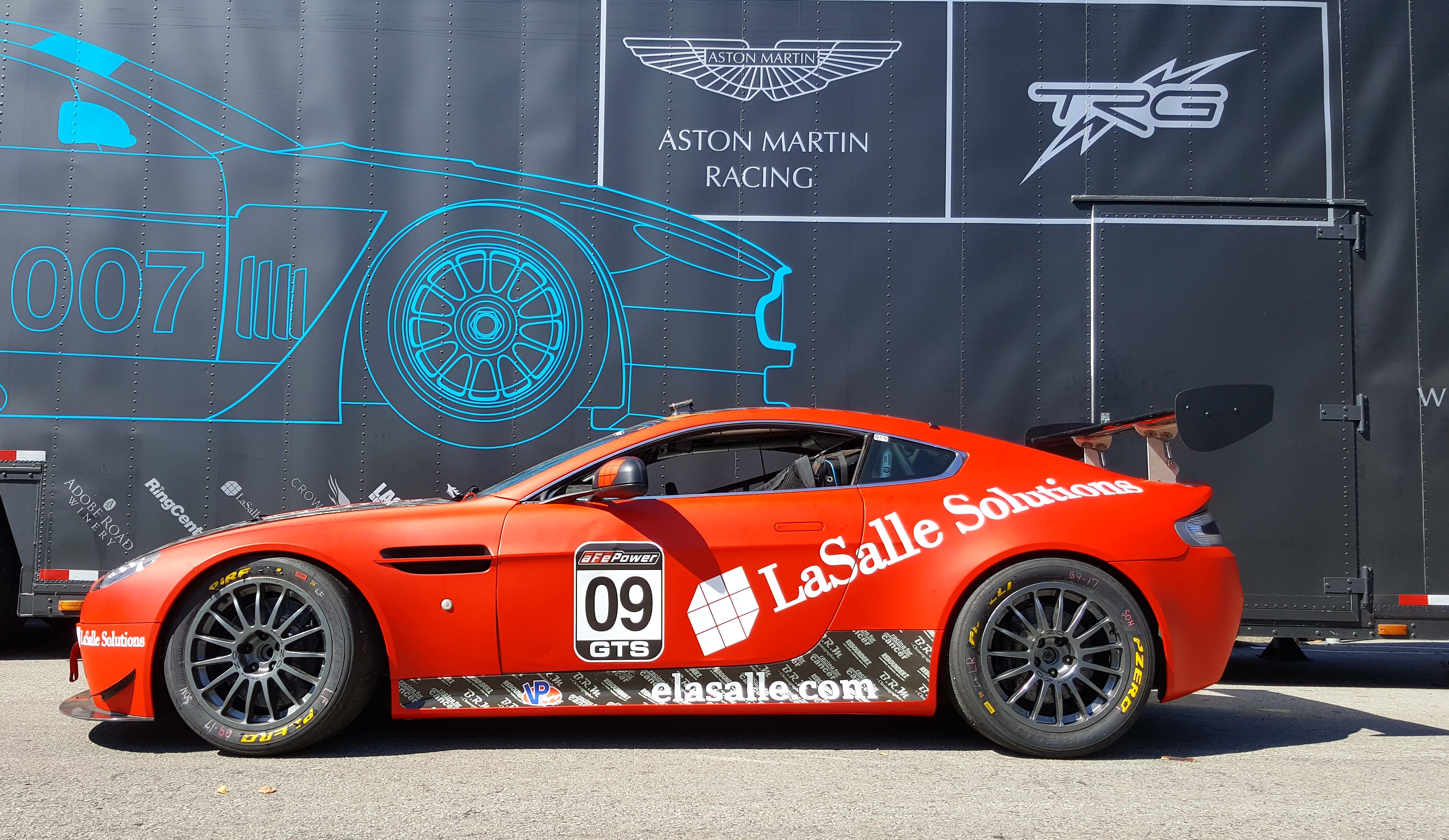 The New No. 09 LaSalle Solutions Aston Martin V8 Vantage