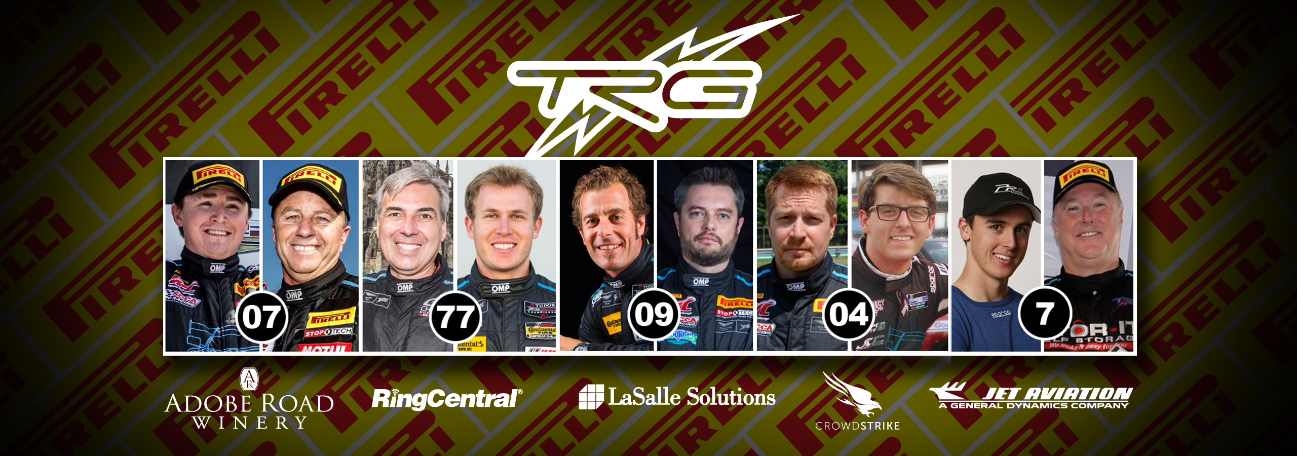 TRG Laguna Seca Driver Line-up