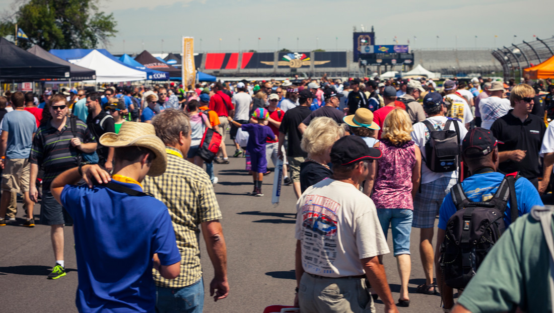 What to wear at a motorsports event.