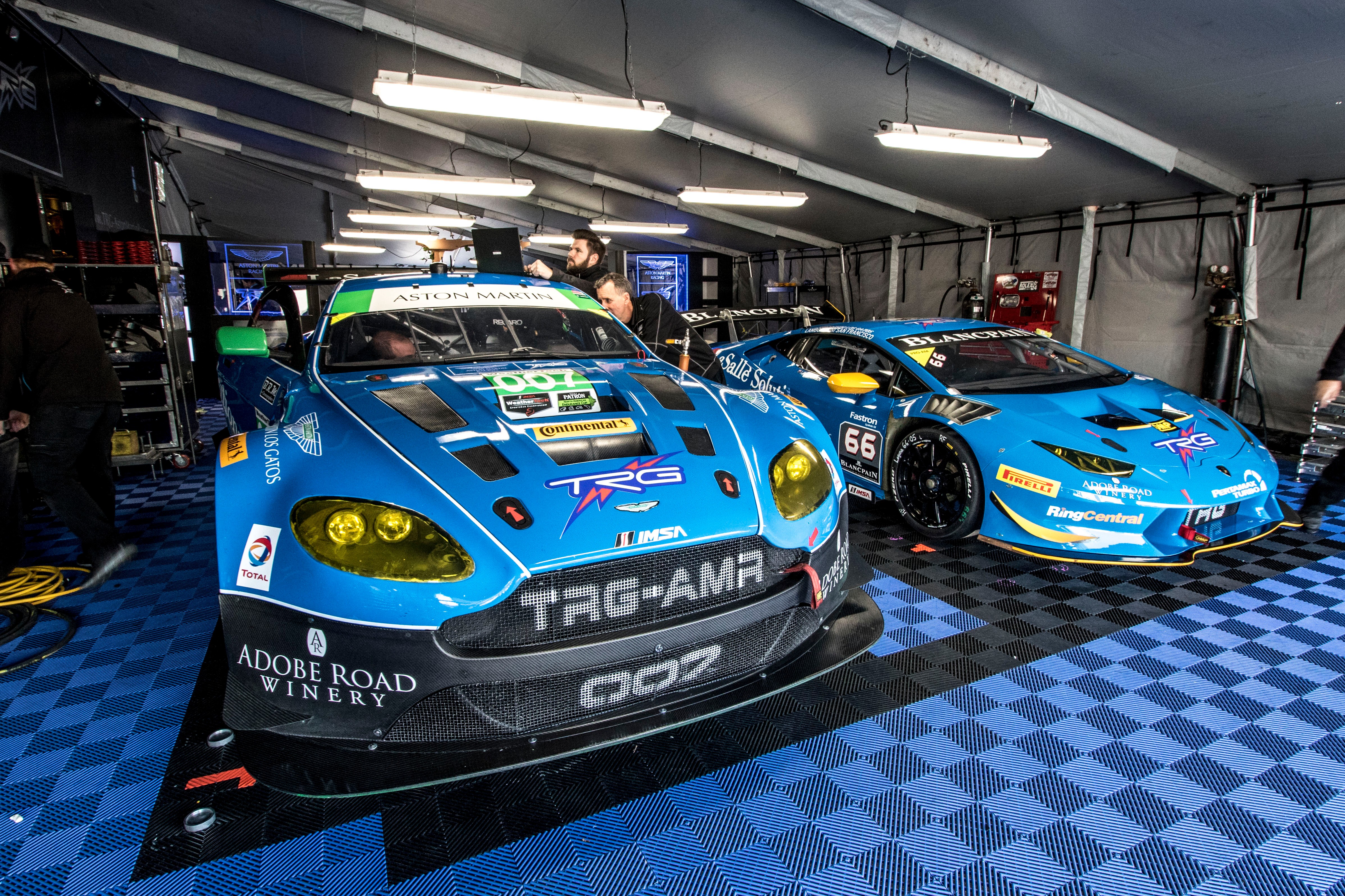 TRG Doubles Down For Laguna Seca With Both Aston Martin and Lamborghini