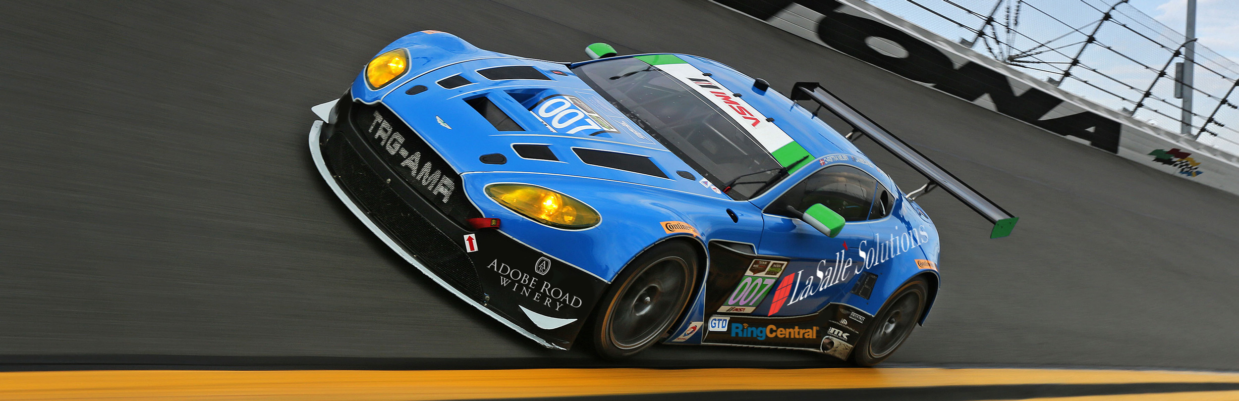 Race Car on Track 