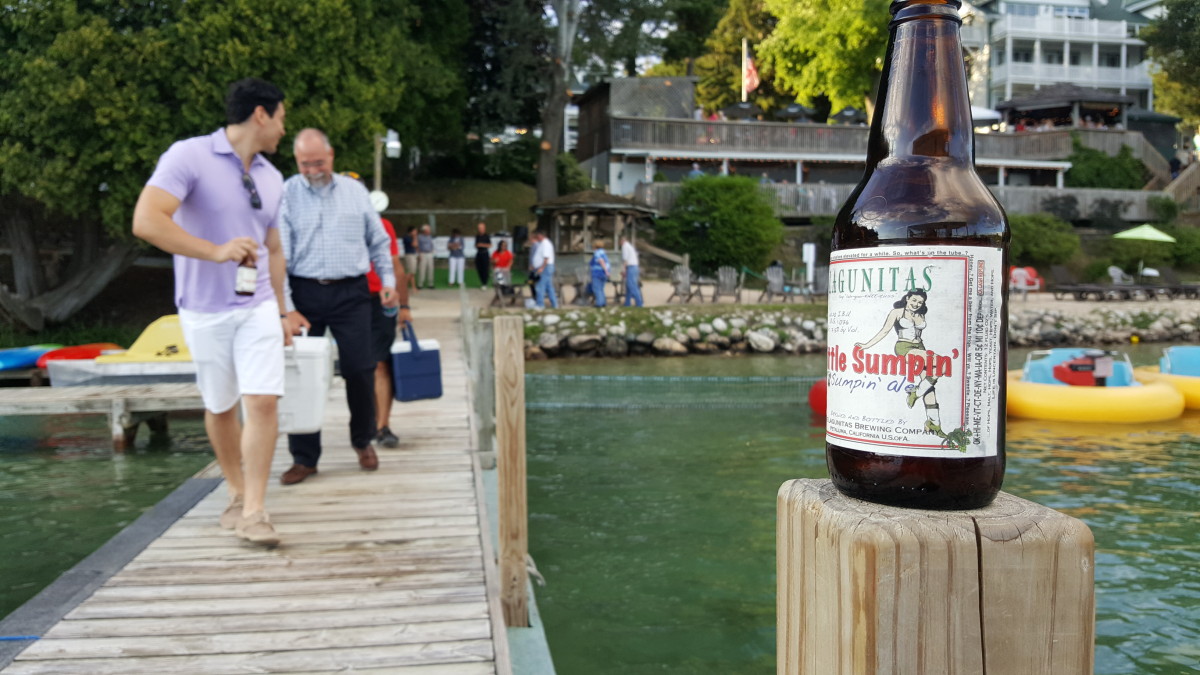 Lagunitas on the sunset cruise