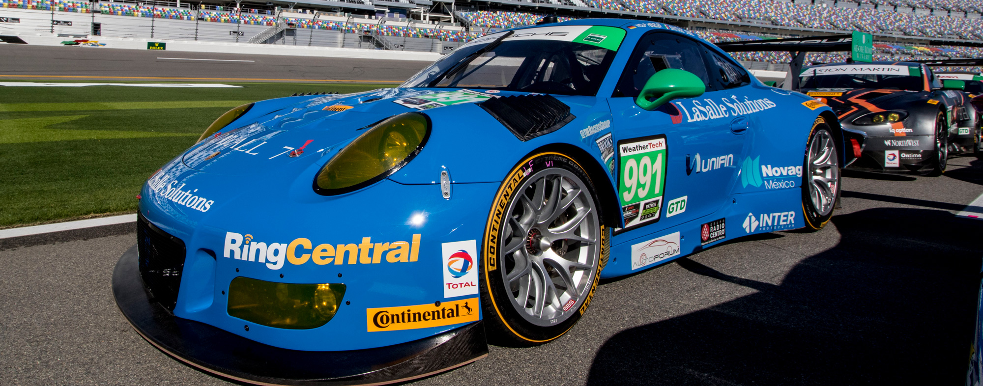 Race Car on Track