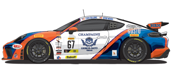 Race Car on Track 