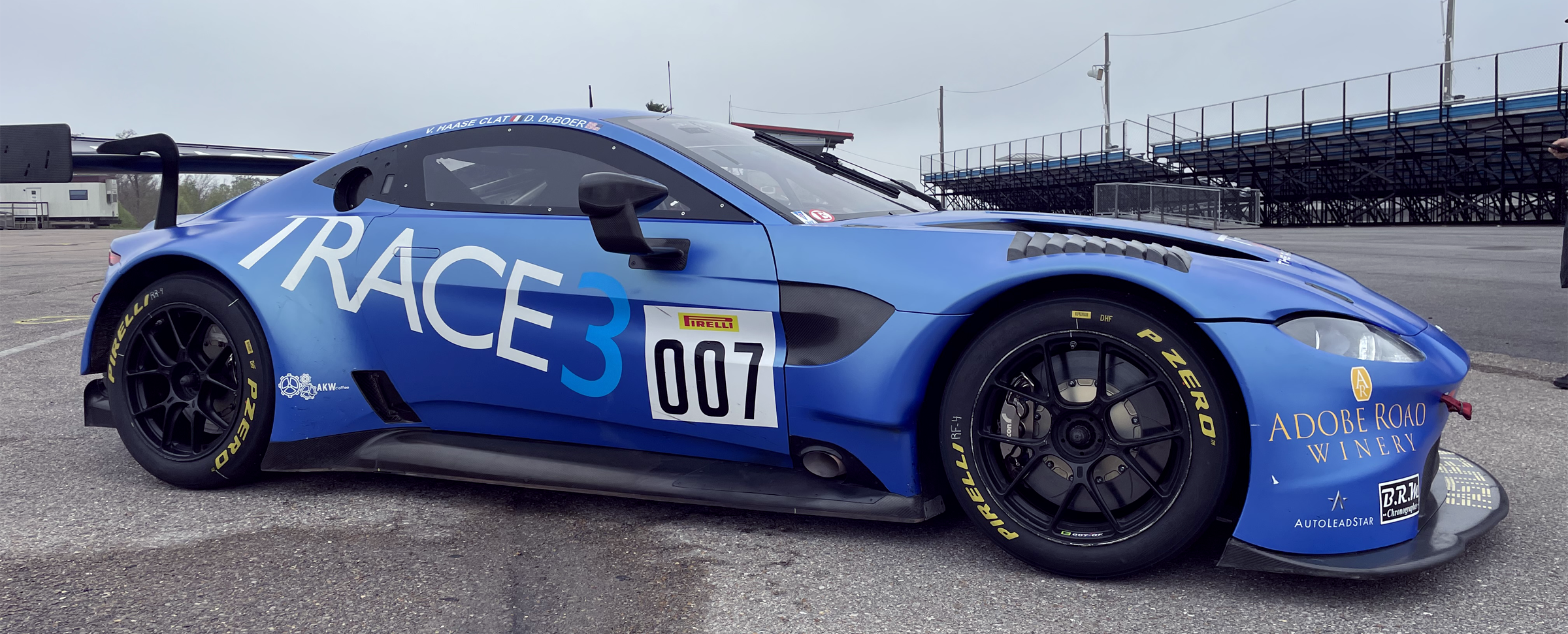 Race Car on Track